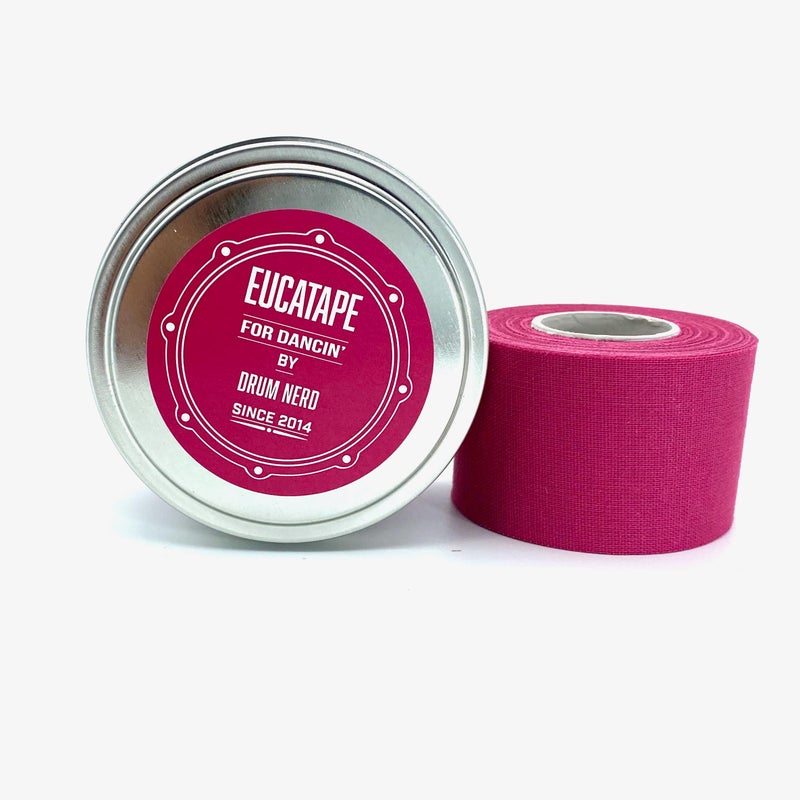Eucatape Eucalyptus Infused Dancing Tape - for Ballet Salsa Hip Hop Ballroom Contemporary Latin Irish Modern Jazz Tap, Pink - Image 1